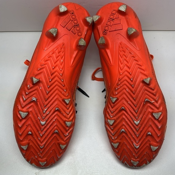 Adidas Men\'s Adizero Orange Low Top Lace Up Football Cleats Size US 8 main image 7